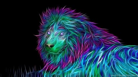 Download Wallpapers 3840x2160 Abstract 3d Art Lion 4k Ultra Hd