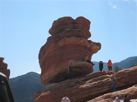 Balanced Rock Garden Of The Gods Colorado Springs Colorado Usa