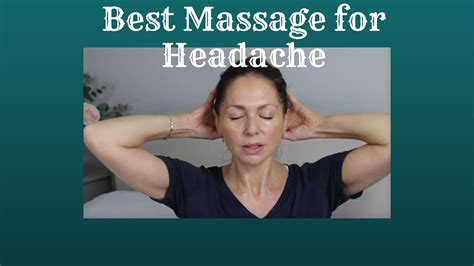Best Massage For Headache Stress Relief Massage Youtube