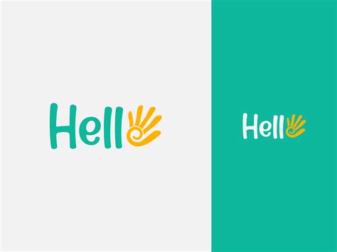 Hello Logo Design By Pujan Chowdhury On Dribbble