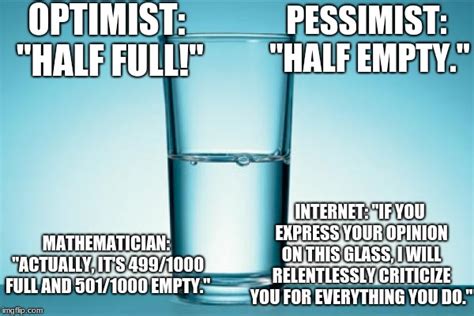 Glass Half Full Empty Imgflip