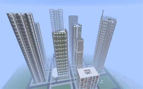 New Crafton A Detailed Modern City Finished Minecraft Map