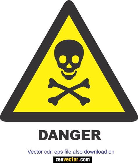 Danger Sign Vector Free Download Free Vector Design Cdr Ai Eps