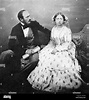 La regina Vittoria e il Principe Alberto nel 1854 quando erano entrambi ...