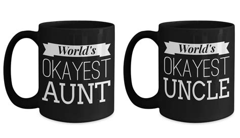 Aunt And Uncle Mug Set Cool Aunt Gifts Great Aunt Gifts My