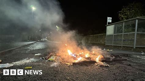 Bonfire Night Police And Firefighters Attacked With Fireworks And