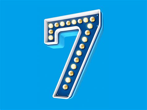 Number 7 By Bobo On Dribbble