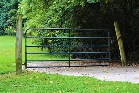 Country Gate Stock Photo Image Of Metal Rural Fence 98406594
