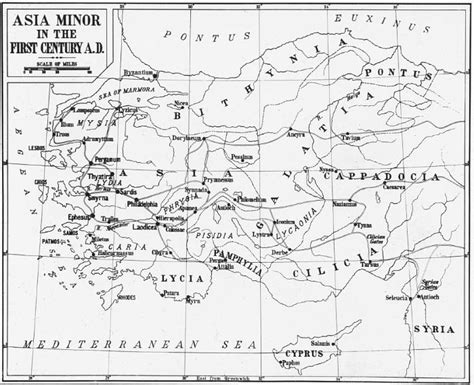 Digital Collections Still Image Map Of Asia Minor In The First