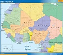 Look our special WEST AFRICA MAP | World Wall Maps Store
