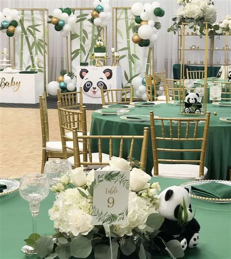 Panda Baby Shower Party Ideas Photo 2 Of 13 Catch My Party Panda