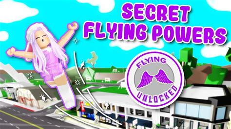 Top Secret Flying Powers In Brookhaven Roblox Youtube
