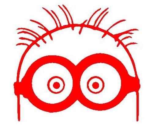 Peeking Minion Vinyl Decal Sticker Available In Colors