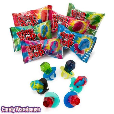 Assorted Ring Pop Candy 44 Piece Tub Ring Pop Bulk Candy Favorite