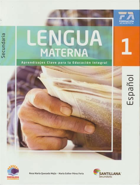 Lengua Materna Español 1 Fortaleza Académica Secundaria Editorial