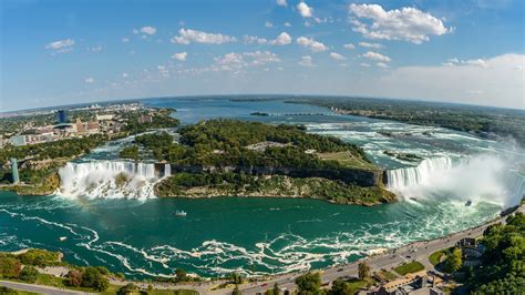 Download Fisheye Waterfall Nature Niagara Falls Hd Wallpaper