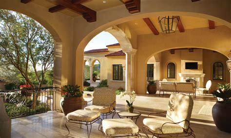 Scottsdale Silverleaf Mediterranean Interior Design Janet Brooks Design