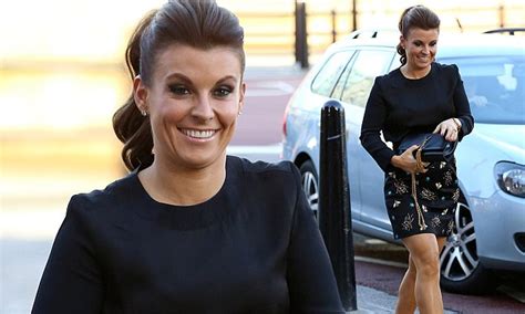 Coleen Rooney Dons Bejewelled Skirt And Silk Top To Christmas Party Daily Mail Online