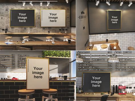 Coffee House Poster Mockups By Luuqas Design On Dribbble