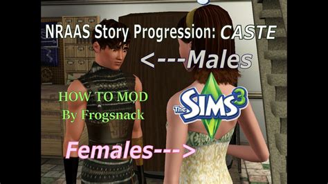 Sims 3 Mod Overview Nraas Story Progression Caste System Youtube
