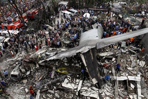 Death Toll Rises To 142 After Indonesian Military Plane Crashes Into