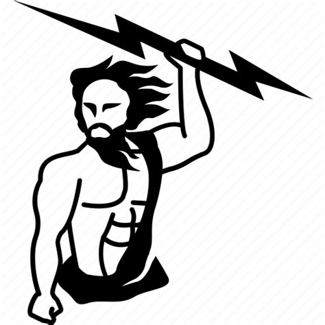 Zeus Lightning Cloud Clip Art Lightning Icon Png Png Download 2100 Images