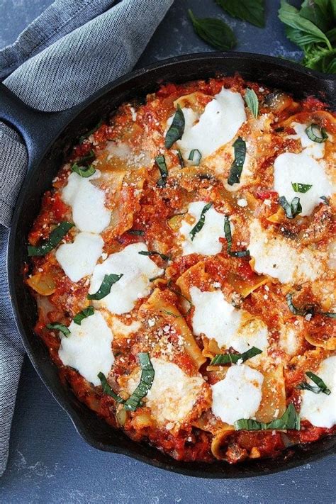 Easy Skillet Vegetable Lasagna Two Peas And Their Pod Bloglovin