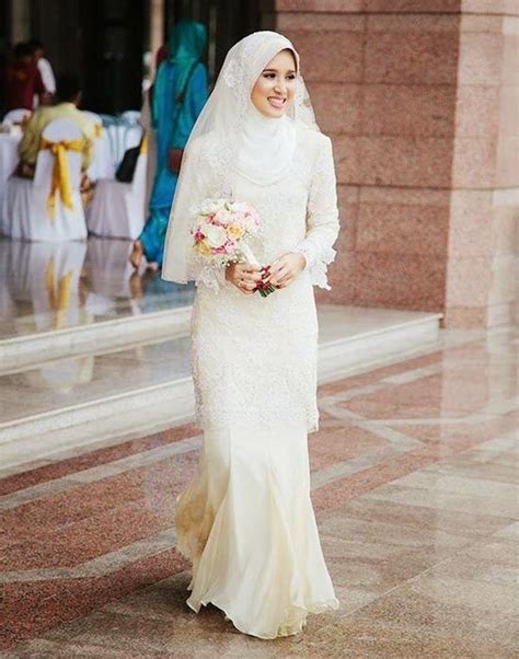 Muslim Wedding Dress With Hijab White Wedding Arena