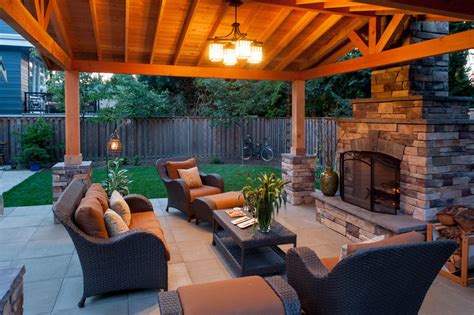 Simple Outdoor Fireplace Design Paradise Restored Landscaping