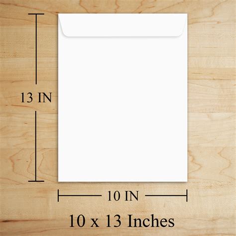 10 X 13 White Catalog Envelope Fine Cardstock