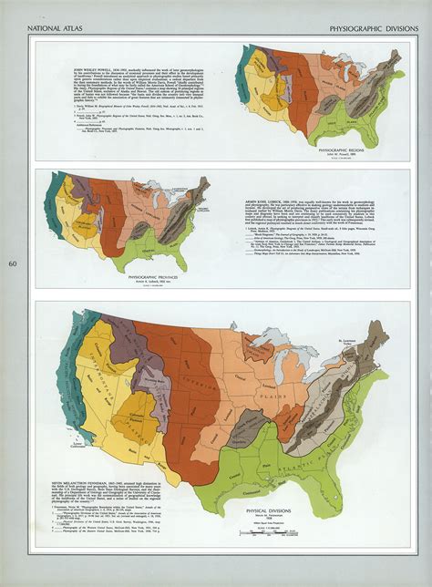 30 United States Landforms Map Maps Database Source