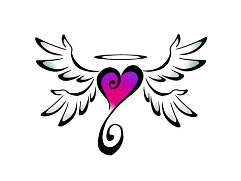 Graffiti Heart With Wings Clipart Best