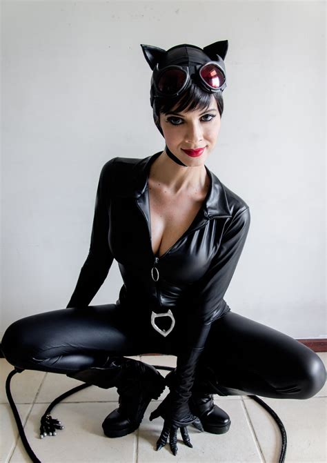 sexy cosplay girl catwoman cosplay