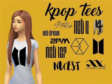 The Sims Resource Kpop Shirts