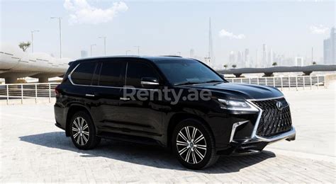 Rent A Black Lexus Lx 570s 2020 Id 04497 In Dubai Rentyae