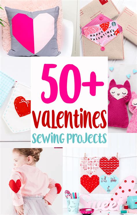 50 Valentines Day Sewing Projects To Make Valentines Diy Sewing