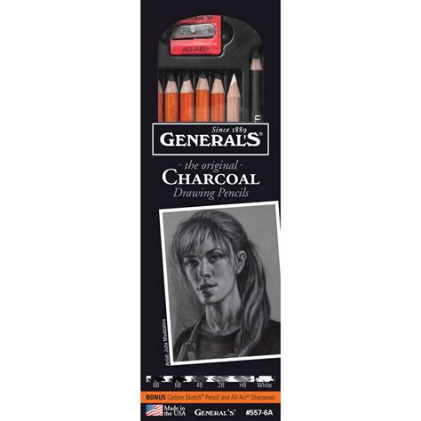 Generals 5576a Original Charcoal Pencil Kit