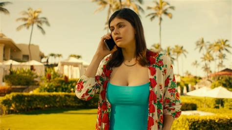 Alexandra Daddario Is Barely Contained In Sexy See Through Dress