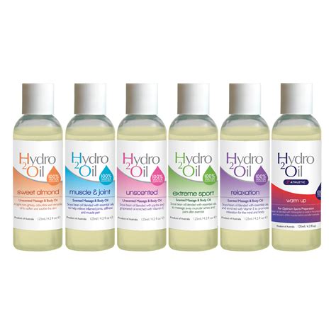 Massage Oil Sample Pack Hydro 2 Oil Massage Oils And Gels
