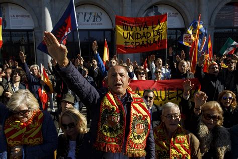 Fascist Salutes In Madrid Mark Anniversary Of Spains Dictator General