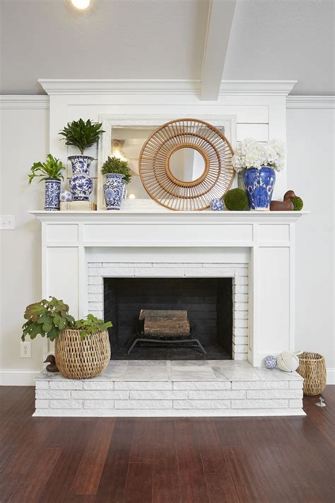 We have a huge fireplace made of stone found on the property (there is a center stone carved with 1885 on the hearth) that looks similar to yours so your post validated my desire to paint ours. How to Paint a Brick Fireplace (and the Best Paint to Use ...