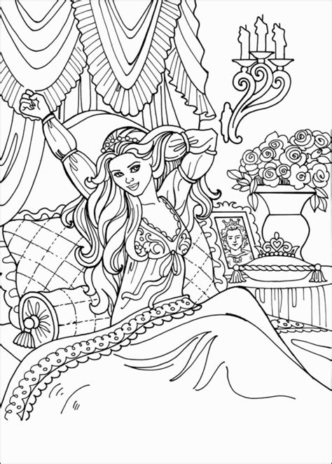 Print & Download - Princess Coloring Pages, Support The Child’s Activity