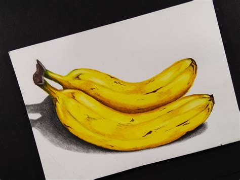How To Draw Banana 3d Drawing Realistic Drawing Time Lapse Video