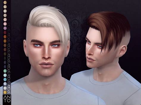 The Sims Resource Spark Hair By Anto Sims 4 Hairs Sims Hair Sims