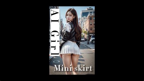 Ai Art Lookbook K Video Back View Of Ai Girl In A Miniskirt Youtube