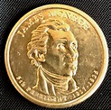 2008 James Monroe 1 dollar coin | Etsy
