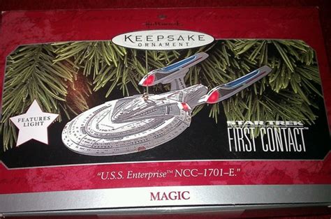 Hallmark Keepsake Ornaments Star Trek First Contact 1998 Uss