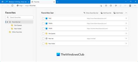 Where Are Favorites Stored Or Saved In Microsoft Edge Browser