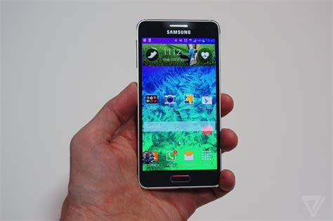 The Galaxy Alpha Is Samsungs Most Beautiful Phone Ever The Verge