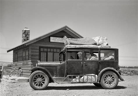 Dust Bowl Migrants Leaving Miles City Montana 1936 Roldschoolcool